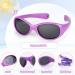Hifot Baby Boy Girl Polarized Sunglasses | UV Protection Flexible Kids Sunglasses Purple | Ages 6 Months to 2 Years - Buy Online on GoSupps.com