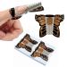 100pcs Pro Butterfly Square Tips Nail Form Forms for C Curve Acrylic UV Gel Nails Builder Nail Extension Nail Art Tool Guide Stickers Dispenser  HJ-NTF038 100 Count (Pack of 1)