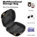 Polka Dot Black & Gold Menstrual Cup Bag - Portable Feminine Storage Pockets for Women & Teens - Multi-Colored Tampon Holder - Buy Online on GoSupps.com