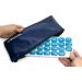 Pill Pod Organizer with Zippered Travel Case - 31-Day Monthly Medication Vitamins & Supplements Organizer (Blue) | Perfect for Travel - Buy Online on GoSupps.com
