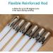 Chimney Flue Cleaning Rod & Brush Set | 18 Rods 610mm | Lint Remover Kit for Effective Duct & Chimney Sweeping - International Shipping Available - Buy Online on GoSupps.com