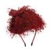 axy HRHU1 Fascinator Headband Hat with Bow Bridal Headpiece Beautiful Headband Women's Headband Hair Accessories (Red)