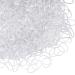 TUUXI 1500pcs Clear Elastic Hair Bands No Damage Small Rubber Bands for Girls 18mm Soft Elastics Hair Ties for Women Braids Hair Accessories