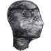 Lace Full Face Masquerade Mask Mesh Headwear Rave Hollow Out Head Covers Black Body Chains Halloween See Through Costume Party Outfits - Buy Online on GoSupps.com
