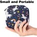 Menstruation Pad Bag with Zipper | Cartoon Stars & Rainbow Design | Women's & Girls' Tampon Storage Solution - Buy Online on GoSupps.com