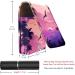 Travel Lipstick Organizer Case - Portable Makeup Bag with Mirror | Purple Palm Tree Sunset Design - Buy Online on GoSupps.com