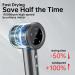 High-Speed Hair Dryer - 110K RPM Negative Ionic 1600W Blow Dryer with LED Display 3 Temps 2 Speeds Low Noise Magnetic Nozzle - International Shipping Available - Buy Online on GoSupps.com
