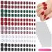 144 pieces 6 sets fake nails matt false nails on pressing nails full cover nail tips artificial fingernails for women salon short French fake nail tips with adhesive tabs nail file