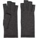 Compression Arthritis Gloves - Joint Pain Relief & Wrist Support for Rheumatoid & Osteoarthritis - Fingerless Design M Grey - Buy Online on GoSupps.com