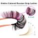 Kmilro Pink Fluffy Lashes - 5 Pairs D Curl 22mm Russian Strip Lashes with Color Tips - Wispy Volume Fake Eyelashes Pack - A-Pink - Buy Online on GoSupps.com