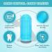 Dog Finger Toothbrush 2 Pack Silicone Dog Toothbrush for Dog Dental Care Upgrade Full-Surrounded Bristles Dog Tooth Brush with Storage Case Easy Dog Teeth Cleaning (Blue) 1 count (Pack of 2) Blue - Buy Online on GoSupps.com