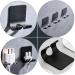 Cabilock Razor Hanger Set - 8 Pieces No Drill Shower Towel Holder Wall Suspension Hooks & Shaving Racks - Black 4.5x4cm - Buy Online on GoSupps.com
