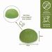 BlueFox Konjac Sponge Set of 4 - Aloe Vera Facial Cleansing for Sensitive Skin Bio Facial Care & Pore Peeling - Light Green - Buy Online on GoSupps.com