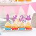 24Pcs Oh Baby Girl Cupcake Topper Glitter Dress / Rubber Nipple / Feeding Bottle Cupcake Picks Gender Reveal Party Welcome Baby Girl / It's a Girl for Baby Shower Girls Birthday Party Supplies Pink - Buy Online on GoSupps.com