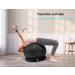 HBselect Exercise Ball Chair + Anti-Slip Base & Resistance Bands | 65cm Black Swiss Gym Ball for Yoga Pilates Pregnancy | Anti-Burst & Extra Thick - Buy Online on GoSupps.com