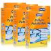 Swirl glasses cleaning towels 50 individually packaged towels in donor box - anti -fitting effect - extra soft and gentle - fat -solving - strip -free (6 -pack)