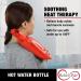 Classic Red Rubber Hot Water Bottle - 2 Quart Capacity for Pain Relief from Headaches, Cramps, Arthritis, Back Pain, Sore Muscles & Injuries - Buy Online on GoSupps.com