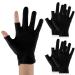 Sibba 2 pair cotton gloves touchscreen moisturizing gloves overnight stay bedtime healing eczema sleep lotion hand spa treatment gloves repair rough cracks dry