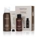 Jean & Len Travel Set Cardamom & Tonka ideal small gift or souvenir products for body and mind packaging is FSC certified small travel sizes vegan gift set