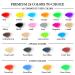24 Color Airbrush Paint Set with Cleaner - Water-Based Acrylic Kit for Metal, Plastic, Leather - Opaque, Neon, Pearl Colors - 20ml/Bottle - Buy Online on GoSupps.com