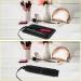 Large Heat-Resistant Styling Mat - 12x9 Silicone Flat Iron & Curling Iron Mat for Travel & Salon - Perfect for Hair Tools & Appliances Black - Buy Online on GoSupps.com
