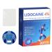 AROSLU 4% Lidocaine Maximum Strength Pain Relief Gel Patches Rapid Acting Topical for Muscle Joint Back Shoulders Knees Sports Injuries 20 Patches