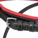 Sunride English Combined Bridle Hawaii - Soft Real Leather Adjustable & Anatomical with Reins (Full Size Black/Red) - Buy Online on GoSupps.com