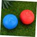 Solustrie 2-Pack Arch Massage Lacrosse Balls | Spiky Trigger Point Foam Roller & Back Roller | Yoga & Foot Massage Device | Perfect for Ice Hockey & Body Recovery - Buy Online on GoSupps.com