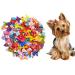 Elionless Dog Hair Bows 20 Pieces Cute Pet Hair Bow Tie Hair Rope Elastic Rubber Bands Hair Grooming Accessories for Puppy Dogs Cats