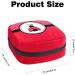 Stylish Red Lady Beetle Menstruation Bag with Zipper - Women s Tampon & Napkin Organizer for Travel & Home - Buy Online on GoSupps.com