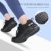 STQ Women's Air Cushion Running Shoes - Breathable Sneakers, Size 7, Black - Buy Online on GoSupps.com