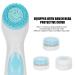 USB Charging Electric Facial Cleaning Brush - Waterproof Silicone Face Pore Cleaner with 2 Rotation Speeds for Deep Cleansing & Exfoliation (Blue) - Buy Online on GoSupps.com