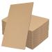 SHEUTSAN 50 Pack 11 x 17 Inches Chipboard Sheets, 1/8" Thick Natural Color Medium Weight Recyclable Corrugated Cardboard Pads for Albums Cover, Scrapbook, Printouts, Backing