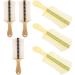 HOMSFOU Peignes Poux Double Face Dents Fines Lot de 6 Grands Peignes en Plastique pais avec Manche Ergonomique Couleurs Noir et Vert pour Cuir Chevelu et limination Lente Soins