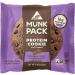 Munk Pack Protein Cookie | 16 Grams of Protein | Soft Baked | Contains Fiber | Plant Based & Vegan Snacks | Soy, Dairy & Gluten Free | Non-GMO | On the Go | Double Dark Chocolate | 12 Pack Double Dark Chocolate 12 Count (P