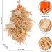 HappyBird Orange Shred-Tuft Toy | Best Shredder Toy for Parakeets & Small Parrots - Eco-Friendly Nibble Delight - Buy Online on GoSupps.com