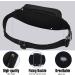 Waterfly Waterproof Hip Pocket Belt - Stylish Unisex Fanny Pack for Outdoor Travel Hiking & Dog Training - Black Nylon Bum Bag - Buy Online on GoSupps.com