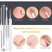 Aibee 10pcs Blackhead Remover Set - Stainless Steel Comedone Squeezer & Pimple Tweezers for Facial & Acne Care - Best Blackhead Removal Tools - Buy Online on GoSupps.com