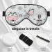 Buy SSIMOO Cute Zebra Soft Sleep Eye Mask | Breathable Eye Patch for Women | Ideal Travel & Relaxation Accessory - Black - Buy Online on GoSupps.com