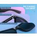 VELAZZIO Polarized Sunglasses - Lightweight Black Frame, UV400 Protection, Grey Lens - Buy Online on GoSupps.com