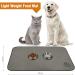 SINLAND Microfiber Pet Food Mat 21x32 - Super Absorbent, Anti-Slip Bowl Mat - Buy Online on GoSupps.com