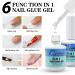 Cycullinyt 15ml Nail Glue Gel - Long Lasting Extension for Acrylic Nails | Nail Repair Treatment for DIY Nail Art - Buy Online on GoSupps.com