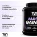 MASS GAINER | Weight Gainer | Strength Training | +1500 kcal per day | 5 Protein Sources + 2 Carbohydrate Sources + MCTs | 22 Servings of Strawberry Flavor Shaker Drink | 2.26 kg | TLN - Buy Online on GoSupps.com