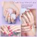 LKE Gel Nail Polish Kit with 72W UV Lamp - Barbie Pink Gel Polish Set with Top & Base Coat - Manicure DIY Gifts for Women - Buy Online on GoSupps.com