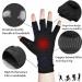 PSOWQ Fingerless Arthritis Gloves - Pain Relief for Carpal Tunnel & Rheumatoid Pain - Unisex - 2 Pairs - Buy Online on GoSupps.com