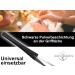30 cm Straight Tweezers with Internal Teeth - Stainless Steel | International Shipping - Buy Online on GoSupps.com