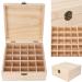 Potruwe Essential Oils Storage Box - 25 Compartment Pinwood Holder for Oil Bottles | International Shipping - Buy Online on GoSupps.com
