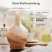 Porseme 100ml Aroma Diffuser Humidifier Ultrasonic Quiet 7 Color-Changing LEDs BPA Free Perfect for Yoga & Spa Blue Wave Design - Buy Online on GoSupps.com