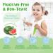 Kids Toothpaste Watermelon Flavor Swallowable Fluoride Free Toothpaste with xylitol and Vitamin E Fights Plaque Cavity and Enamel Protection for Children 60g - Buy Online on GoSupps.com