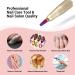 MelodySusie Professional 5 in 1 Carbide Tungsten Nail Drill Bits - Purple Series for Manicure Pedicure Gel Polishing - Fine-F Purple-Straight Cut - 3/32 - Buy Online on GoSupps.com